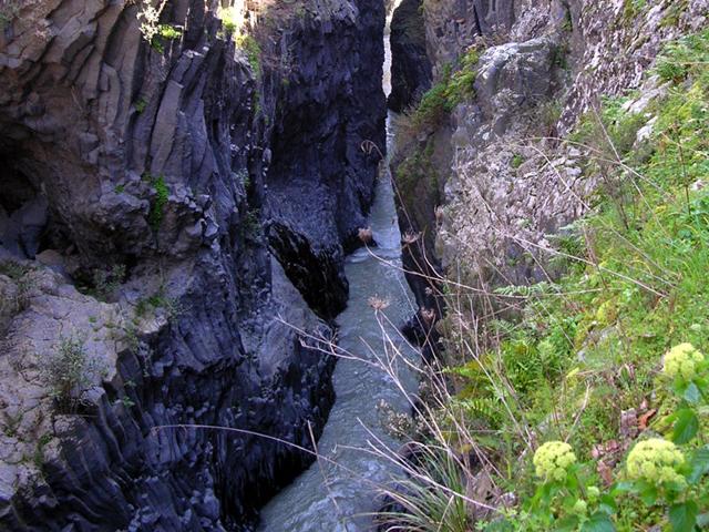 Le gole dell'Alcantara