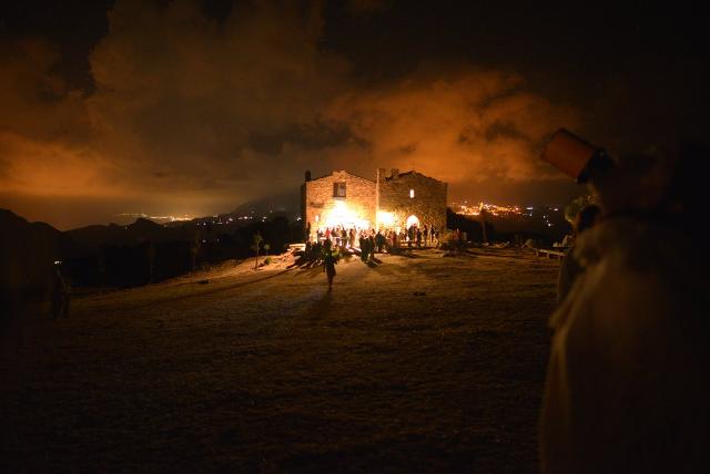 L'Eremo di San Felice di sera