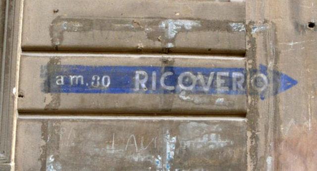 Segnalazione di ricovero antiaereo a Palermo