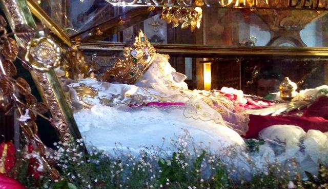 La "vara" di Santa Fortunata, la Santa di Baucina