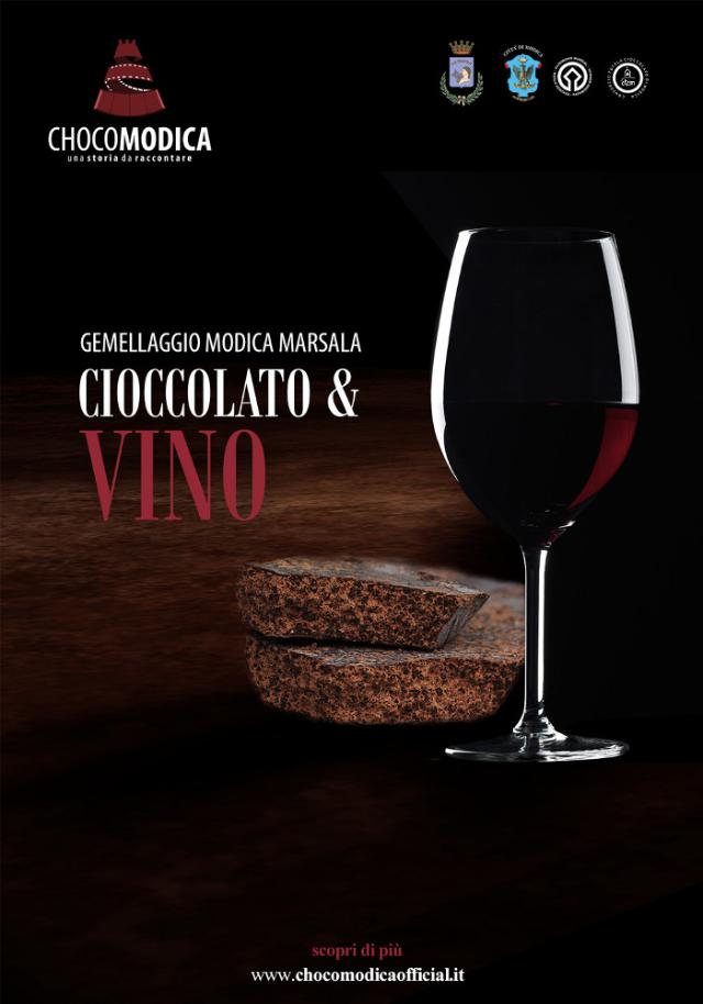 Modica e Marsala insieme nel nome del cioccolato e del vino