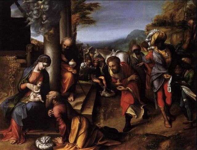 "Adorazione dei Magi" Correggio