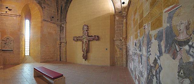 Una delle sale dell'abbazia di Santo Spirito di Agrigento
