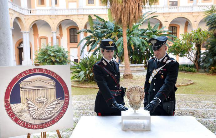 In un anno in Sicilia opere d'arte recuperate per 1,7 milioni