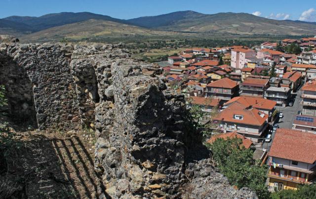 Maletto vista dal bastione del castello