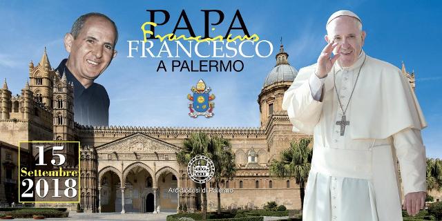 Fervono i lavori per l'arrivo del Papa a Palermo