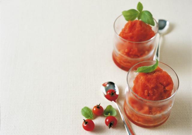 Sorbetto al Pomodoro di Pachino e Basilico della gelateria "Opera Prima" - Sherbeth Festival