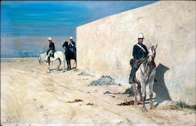 "In vedetta" di Giovanni Fattori
