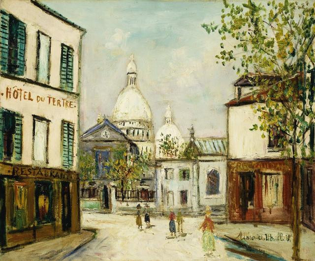 Le Sacre-Coeur a Montmartre di Maurice Utrillo