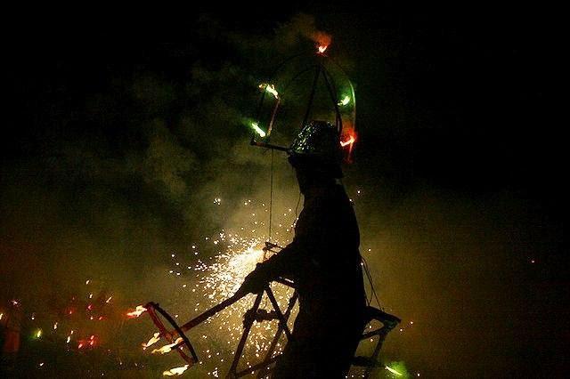 La pantomima del "Cavaddazzu e l'omu sabbagghiu" di Bordonaro