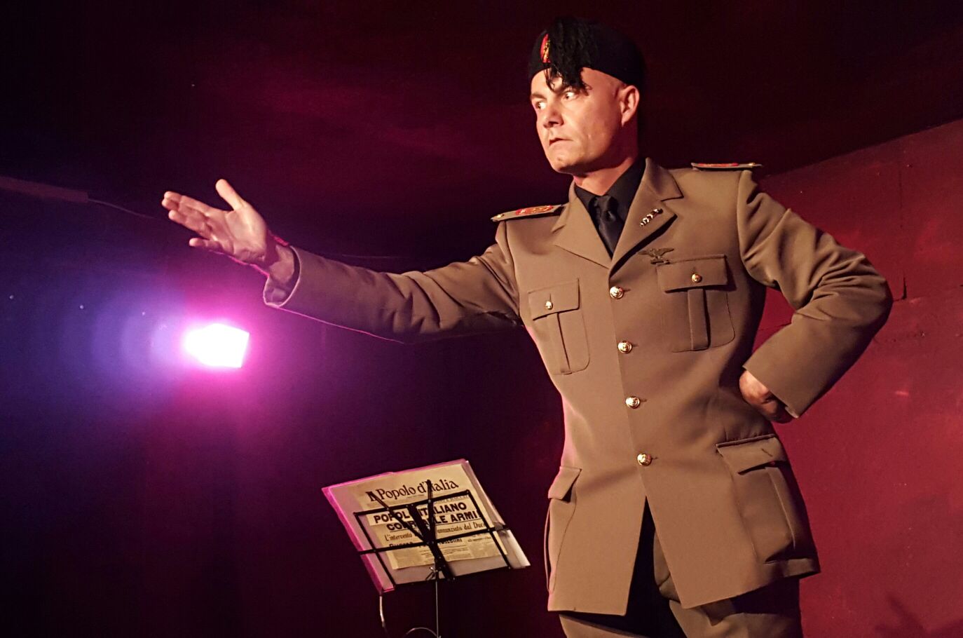 Tom Corradini in 'Gran Consiglio - Mussolini'
