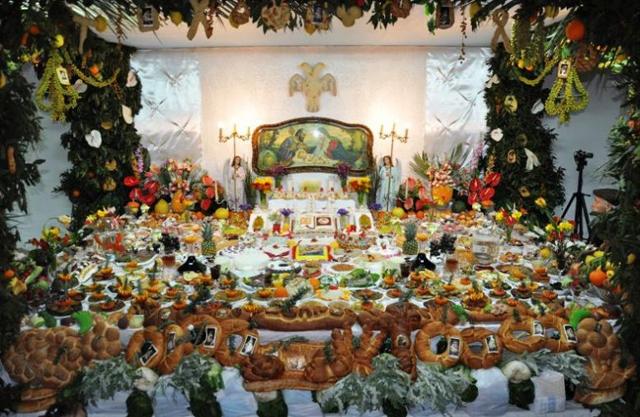 Tavolata di San Giuseppe a Bivona (AG)