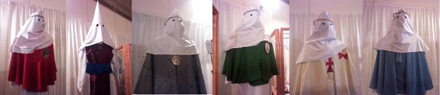 I costumi di alcune confraternite della Settimana Santa di Enna - ph Massimiliano Canale