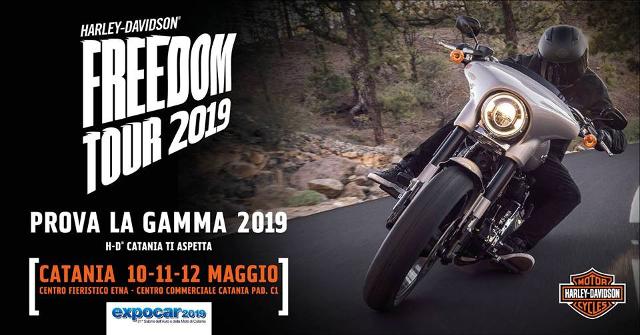A Catania l'Harley-Davidson® Freedom On Tour 2019