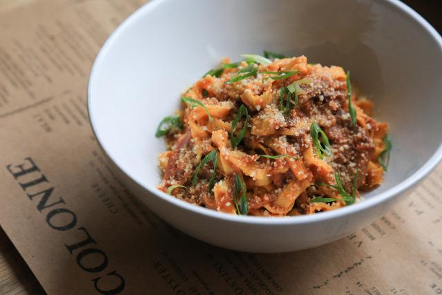 Un piatto del ristorante Colonie, a Brooklyn Heights