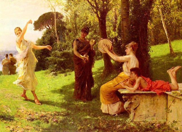 "La Danza", Federico Andreotti (1847-1930)