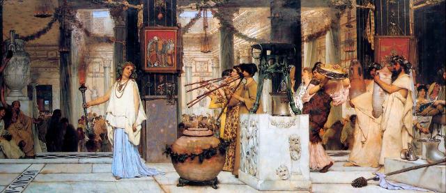 The Vintage Festival, dipinto di Lawrence Alma-Tadema (1870)