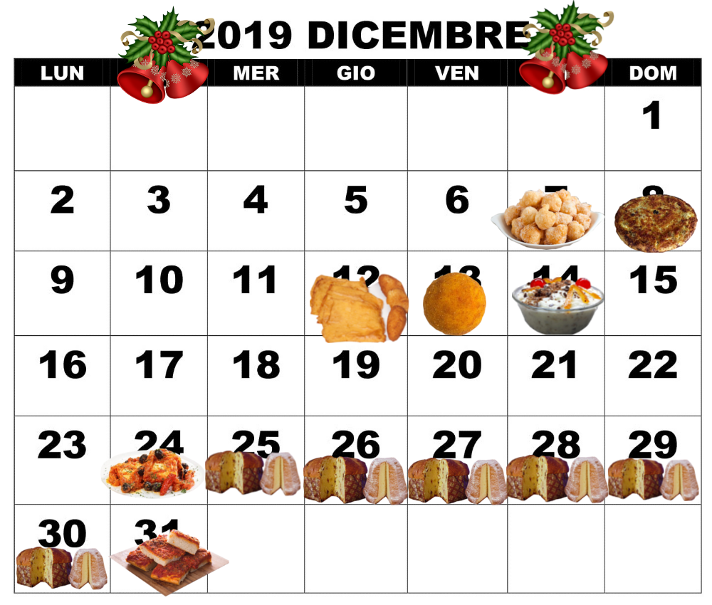 Si comincia! Ecco il calendario gastronomico siciliano: tra feste e abbuffate