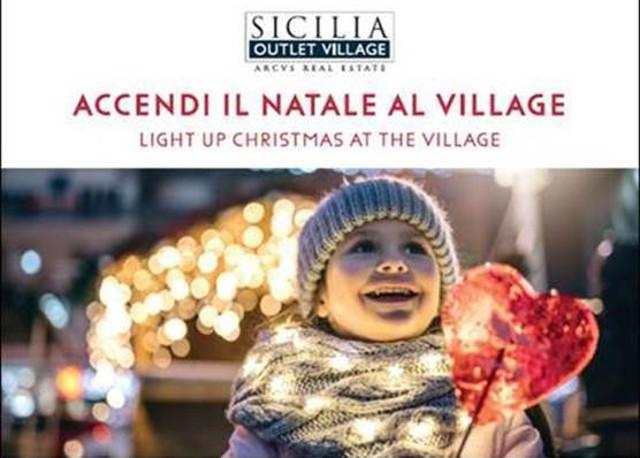Accendi il Natale al Sicilia Outlet Village