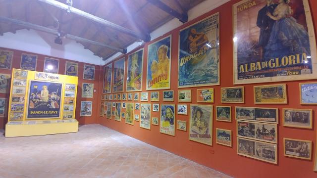La sezione del Museo Guttuso dedicato ai manifesti cinematografici