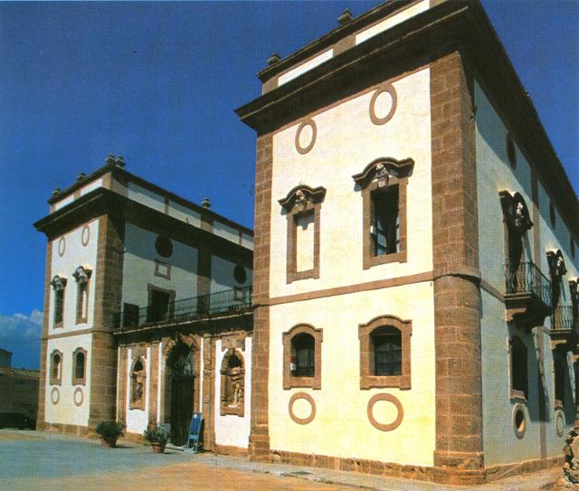 Palazzo Aragona-Cutò in una vecchia foto