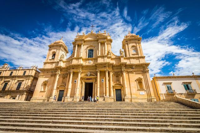 La Cattedrale di Noto, tappa del percorso Patrimonio dell'umanità Unesco delle "Città tardo barocche del Val di Noto"