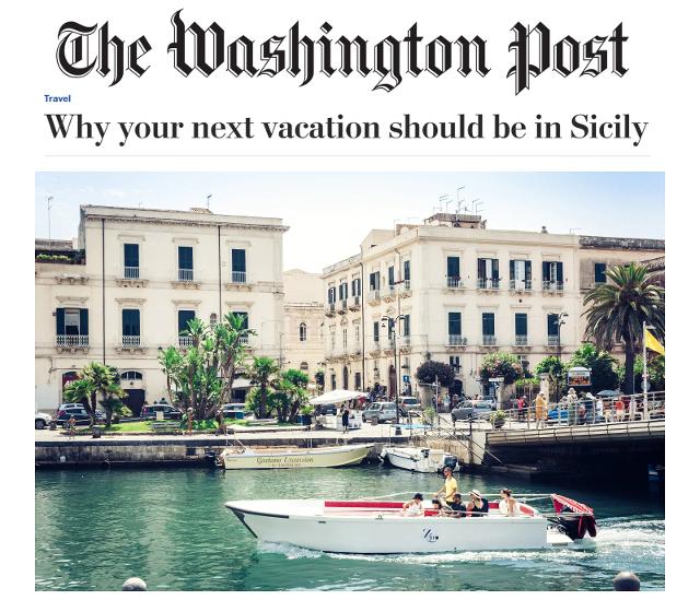 Il Washington Post spiega perché your next vacation should be in Sicily…