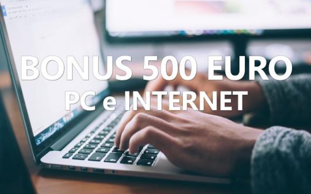 Scatta il Bonus 500 euro per pc, tablet e internet: ecco come ottenerlo