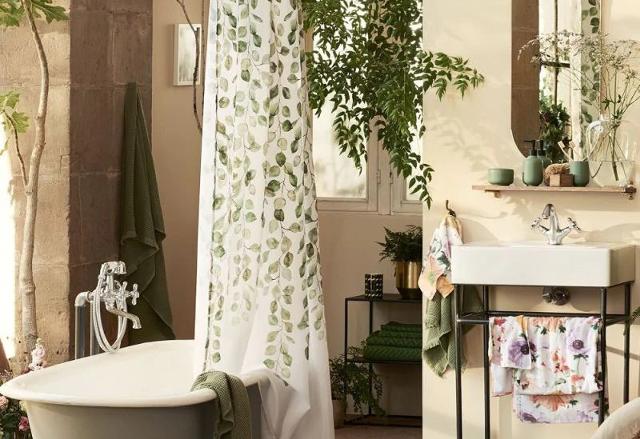 Avete mai pensato di arredare il bagno con le piante?
