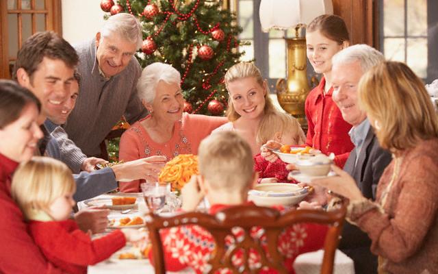 Feste di Natale in famiglia