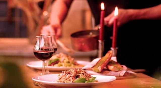 Cena romantica a San Valentino