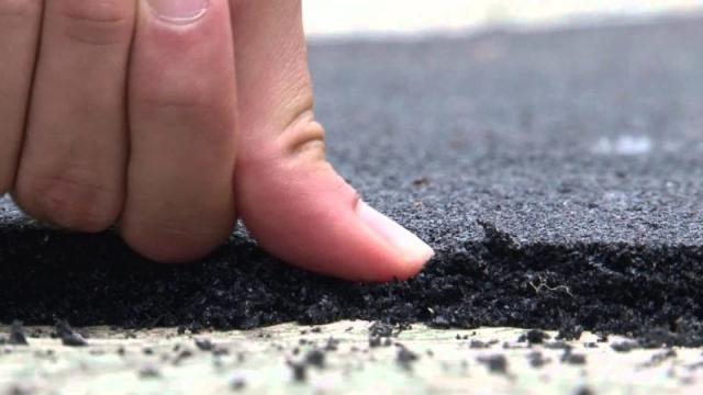 Nel trapanese i pneumatici fuori uso diventano asfalto