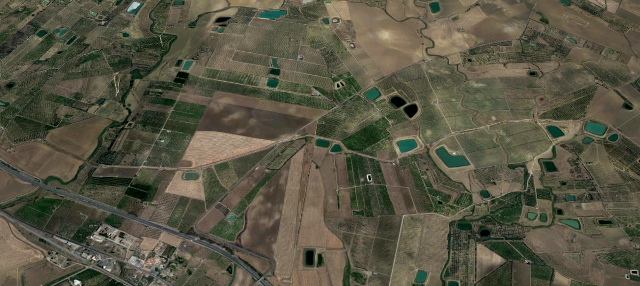 L'area di Paternò dove verrà realizzato l'impianto agro-fotovoltaico Engie-Amazon