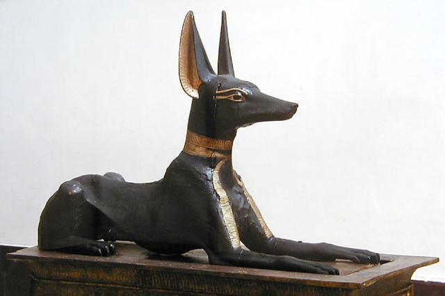 Il dio egizio Anubi