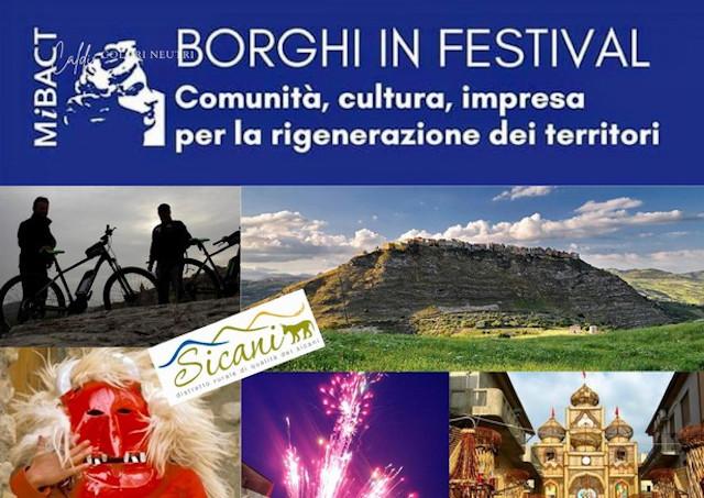 Il Sicani Creative Festival ha vinto il bando ''Borghi in Festival''