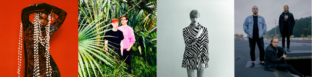 Da sx: Pongo - CoMa - Camilla Sparksss - Molchat Doma