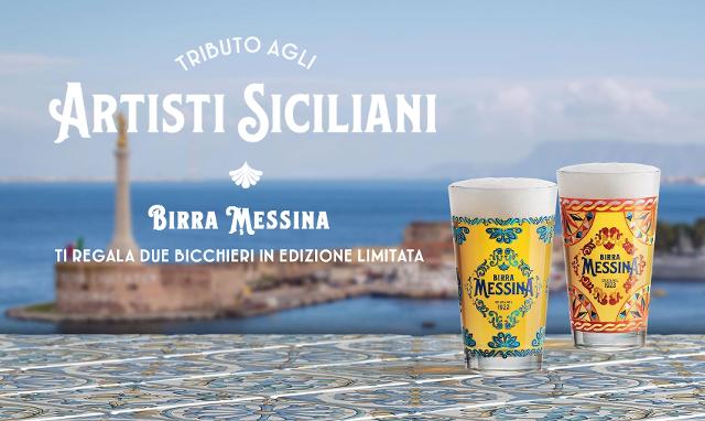 In due bicchieri il tributo di Birra Messina alle meraviglie della nostra Sicilia