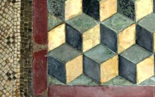 Scoperto a Segesta un mosaico romano uguale ad uno che si trova sul Palatino