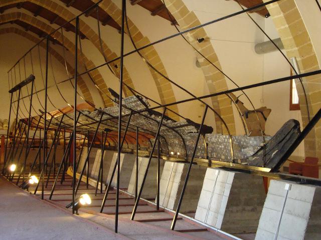 La prima esposizione dei resti della Nave Punica nel Museo di Baglio Anselmi