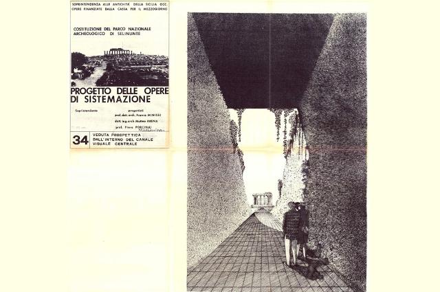 Il progetto del "Tridente" di Selinunte degli architetti Pietro Porcinai e Franco Minissi