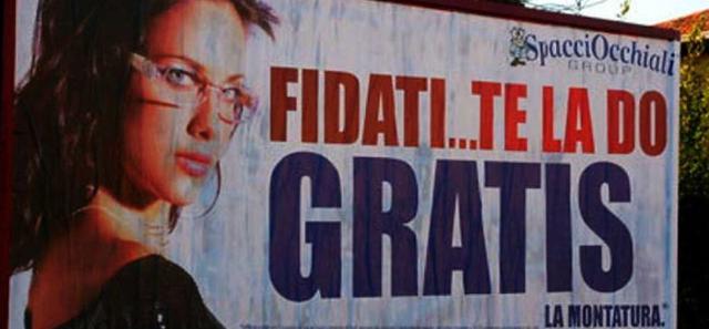 VIETATA PUBBLICITÀ SESSISTA
