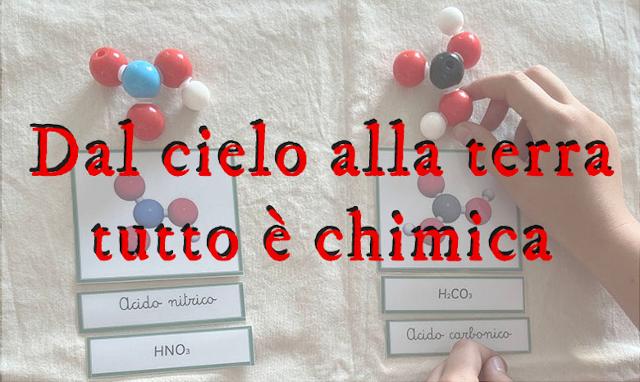 Dal cielo alla terra, tutto è chimica