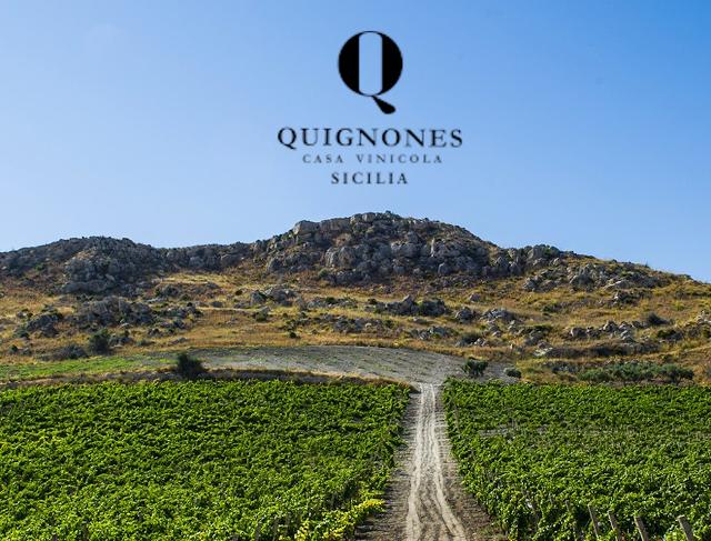I vigneti della Cantina Quignones, posti sulla collina di Sant'Oliva che si affaccia sulla piana di Licata