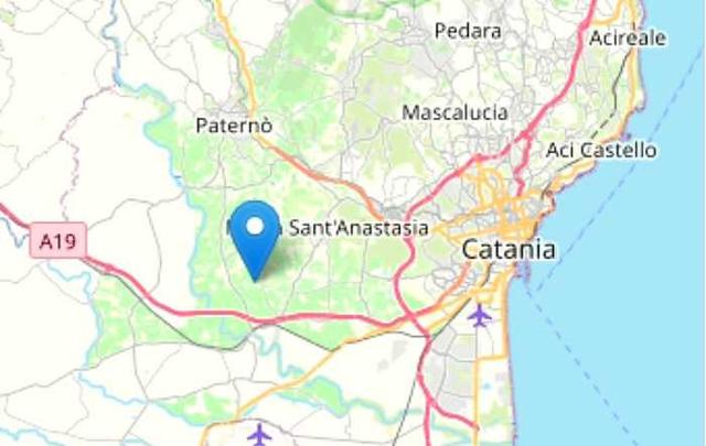Sciame sismico nel Catanese, la scossa più forte di magnitudo 4.3