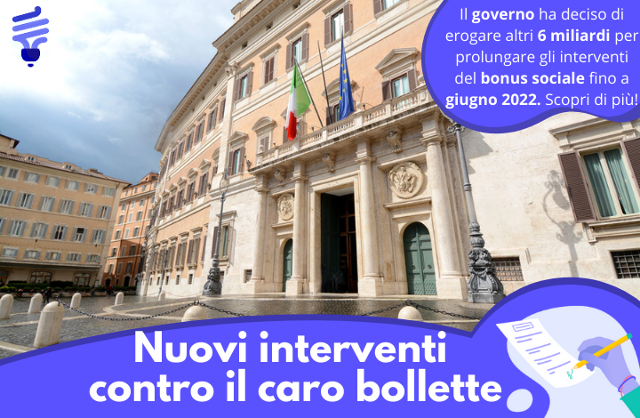 Il Consiglio dei Ministri ha deciso di prolungare gli interventi del Bonus Sociale Elettrico fino a giugno 2022