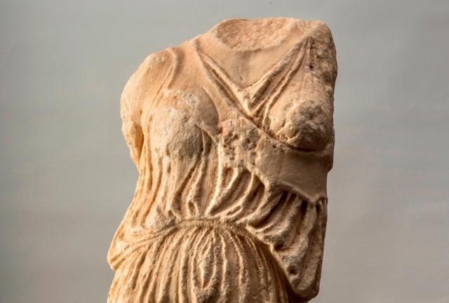 Arriva a Palermo, dal Museo dell'Acropoli, la statua di Atena