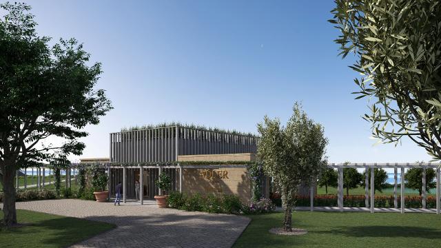 Ingresso dell'ADLER Spa Resort Sicilia