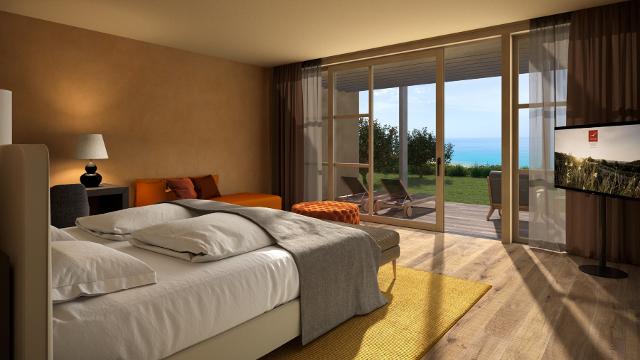 Una delle Junior suite dell'ADLER Spa Resort Sicilia