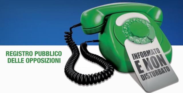 Il nuovo Registro delle Opposizioni entrerà in vigore a partire dal 27 luglio 2022 e l'iscrizione sarà gratuita...