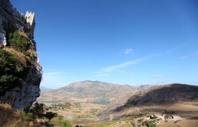 Una delle vedute di cui si gode dal Castello di Caccamo